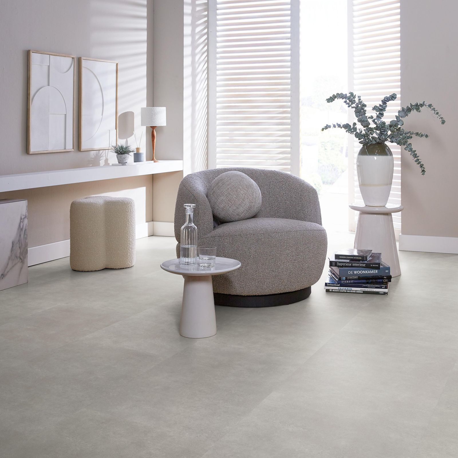 Ambiant Basic Click Light Grey - Klik PVC Vloer
