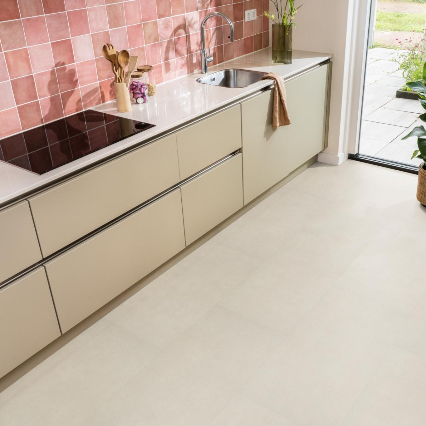 Ambiant Basic Dryback Natural - Plak PVC Vloer