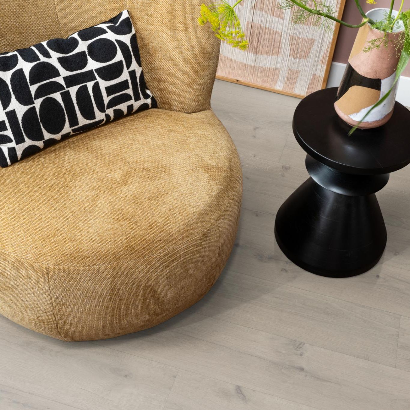 Ambiant Calandro Eiken 5252 Zilver - Vinyl