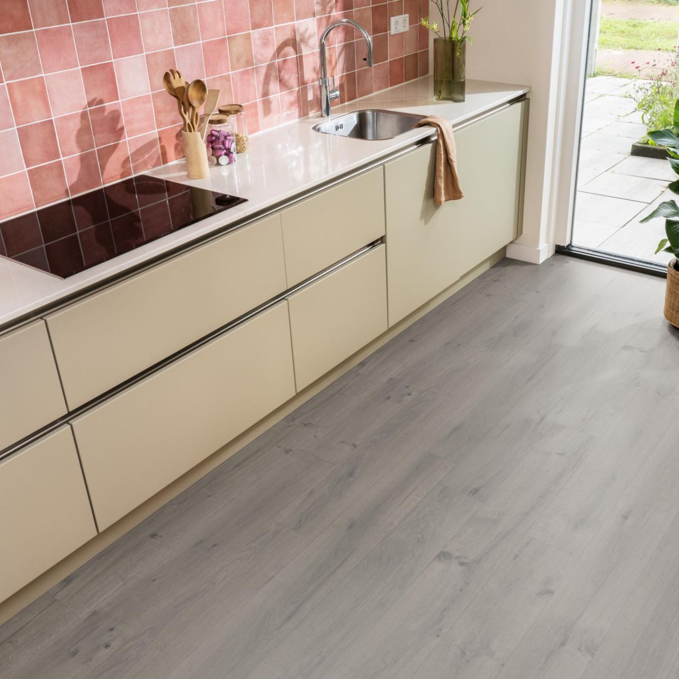 Ambiant Calandro Eiken 5255 Donkergrijs - Vinyl