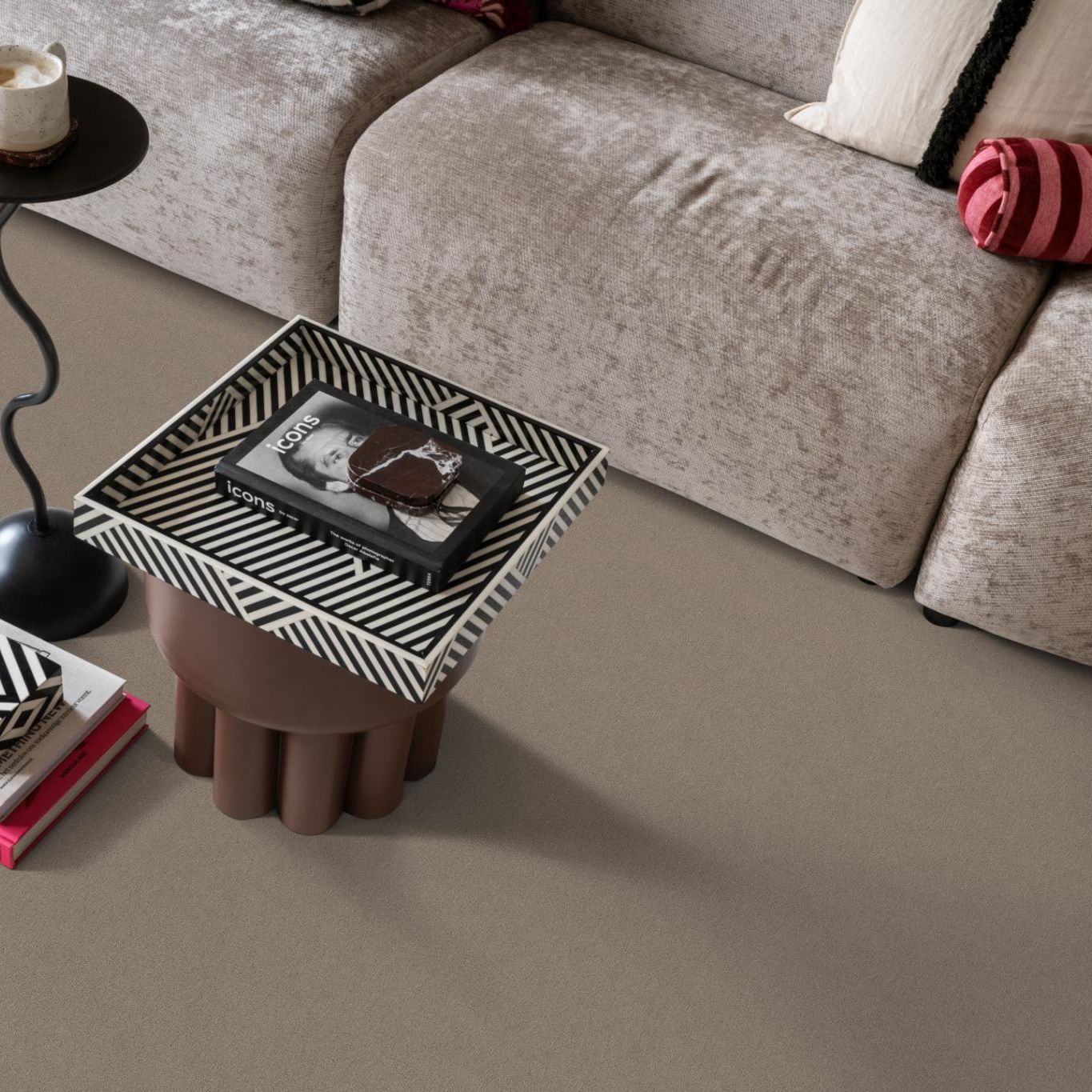 Ambiant Charmant Beigebruin 0485 - Vloerbedekking - Tapijt