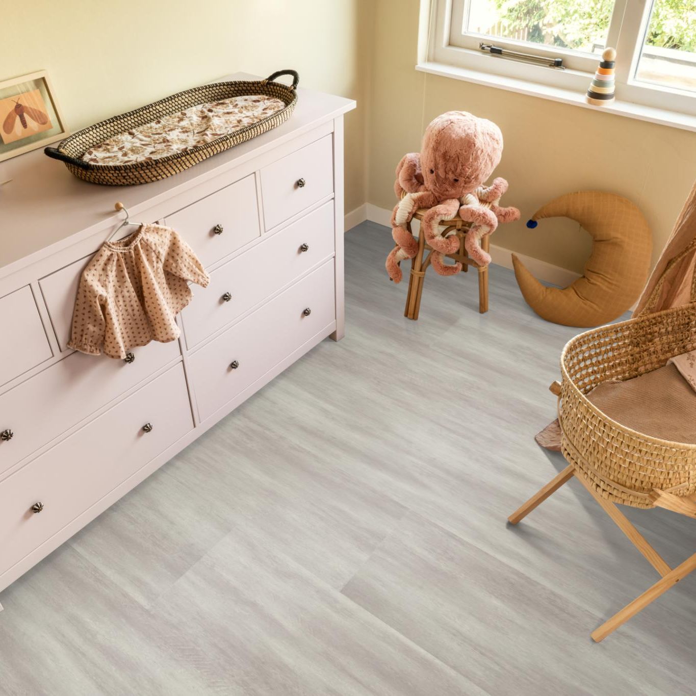 Ambiant Concrete XL Dryback Off Grey - Plak PVC Vloer