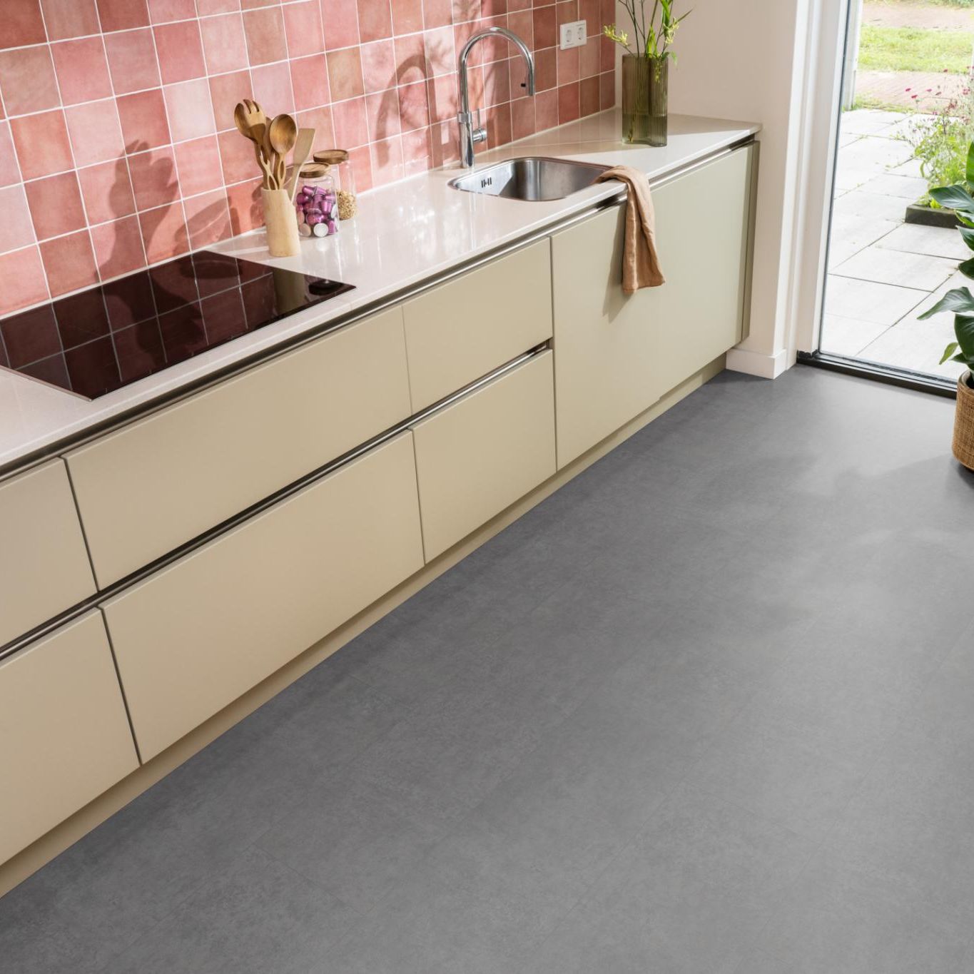 Ambiant Detroit Beton Zwart - Laminaatvloer