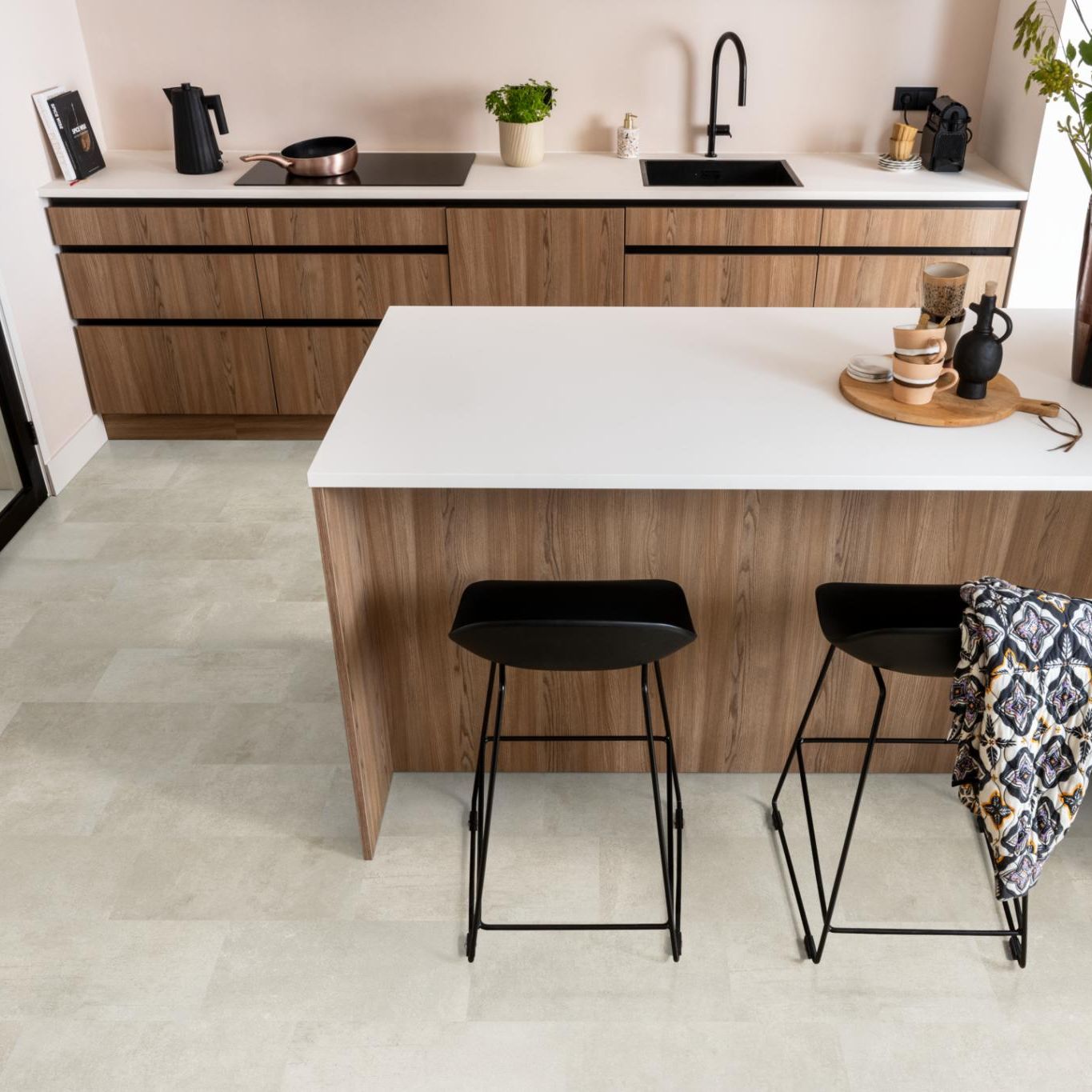 Ambiant Expression Aqua Grijsbruin - Laminaatvloer