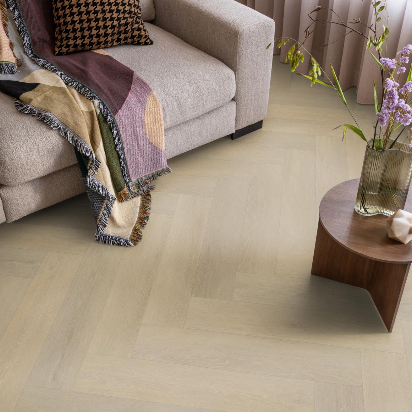 Ambiant Herringbone Click Natural - Klik PVC Vloer