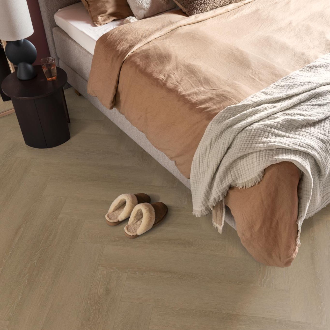 Ambiant Herringbone Click Sun Kissed - Klik PVC Vloer