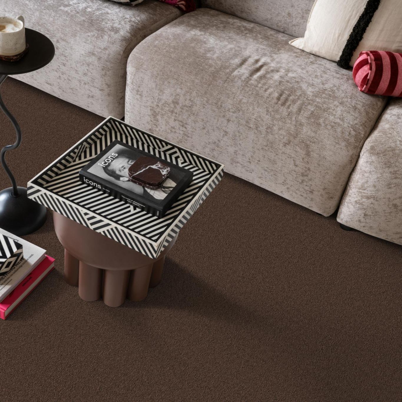 Ambiant Magnifico Bruin 0600 - Vloerbedekking - Tapijt