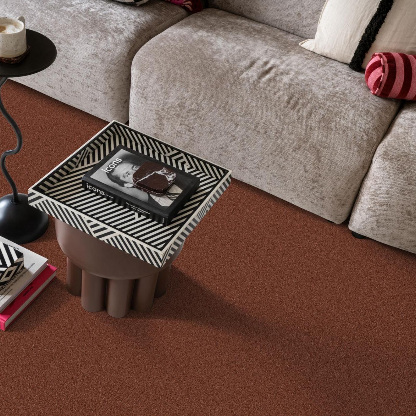 Ambiant Magnifico Oranje 0300 - Vloerbedekking - Tapijt