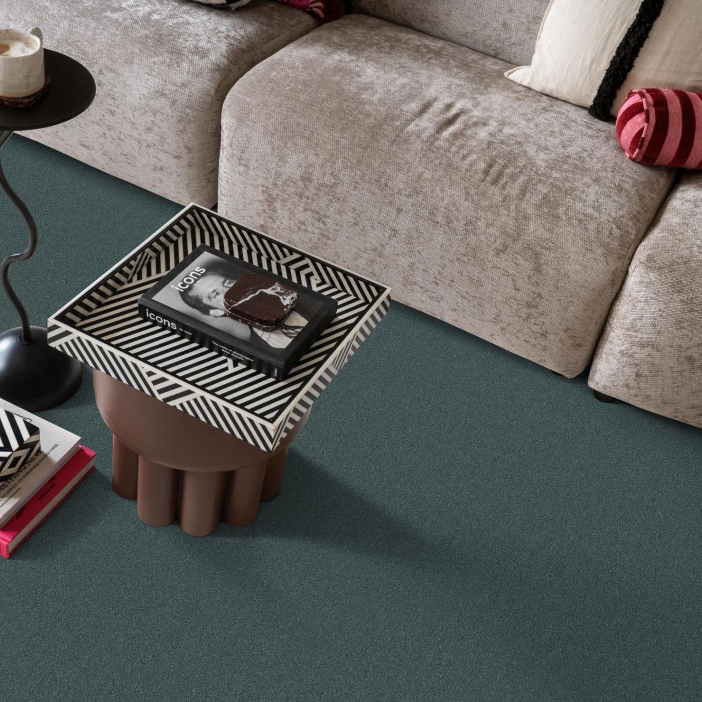 Ambiant Miami Turquoise 0940 - Vloerbedekking - Tapijt