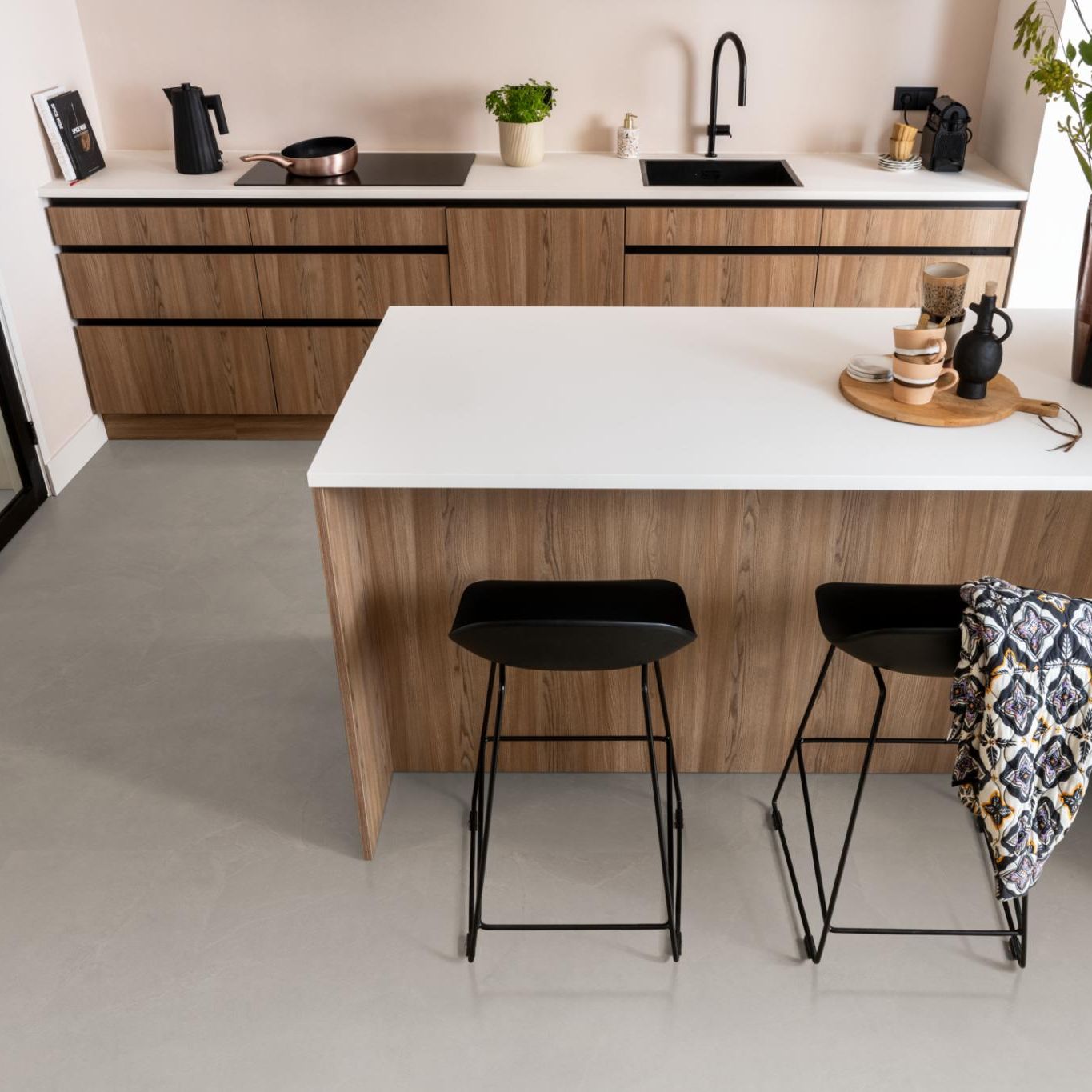 Ambiant Noveno Click Warm Grey - Klik PVC Vloer