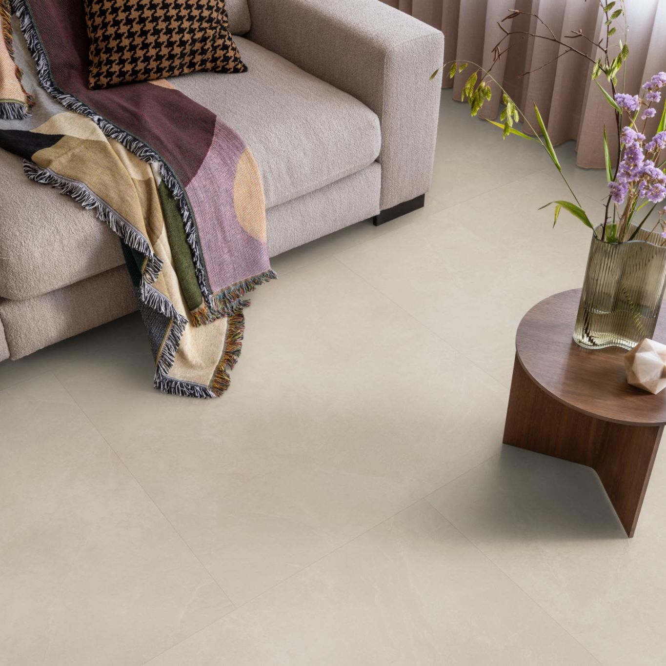 Ambiant Noveno XL Dryback Beige - Plak PVC Vloer