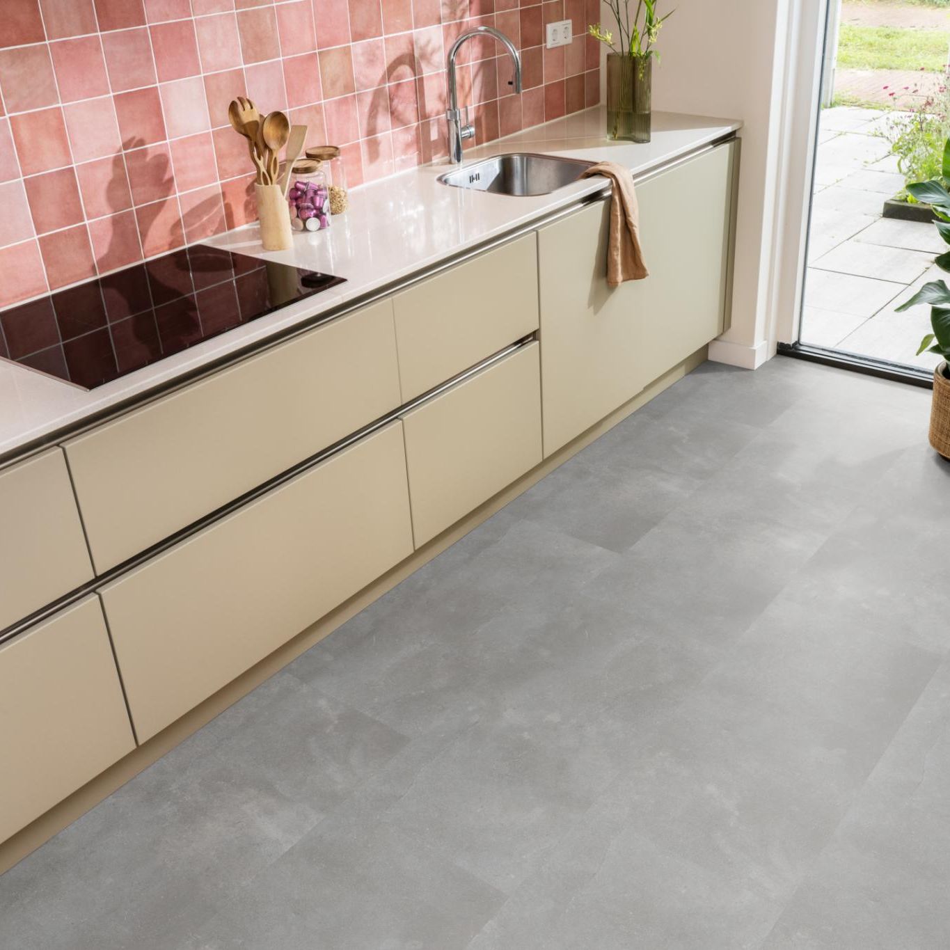 Ambiant Piazzo Click Dark Grey - Klik PVC Vloer