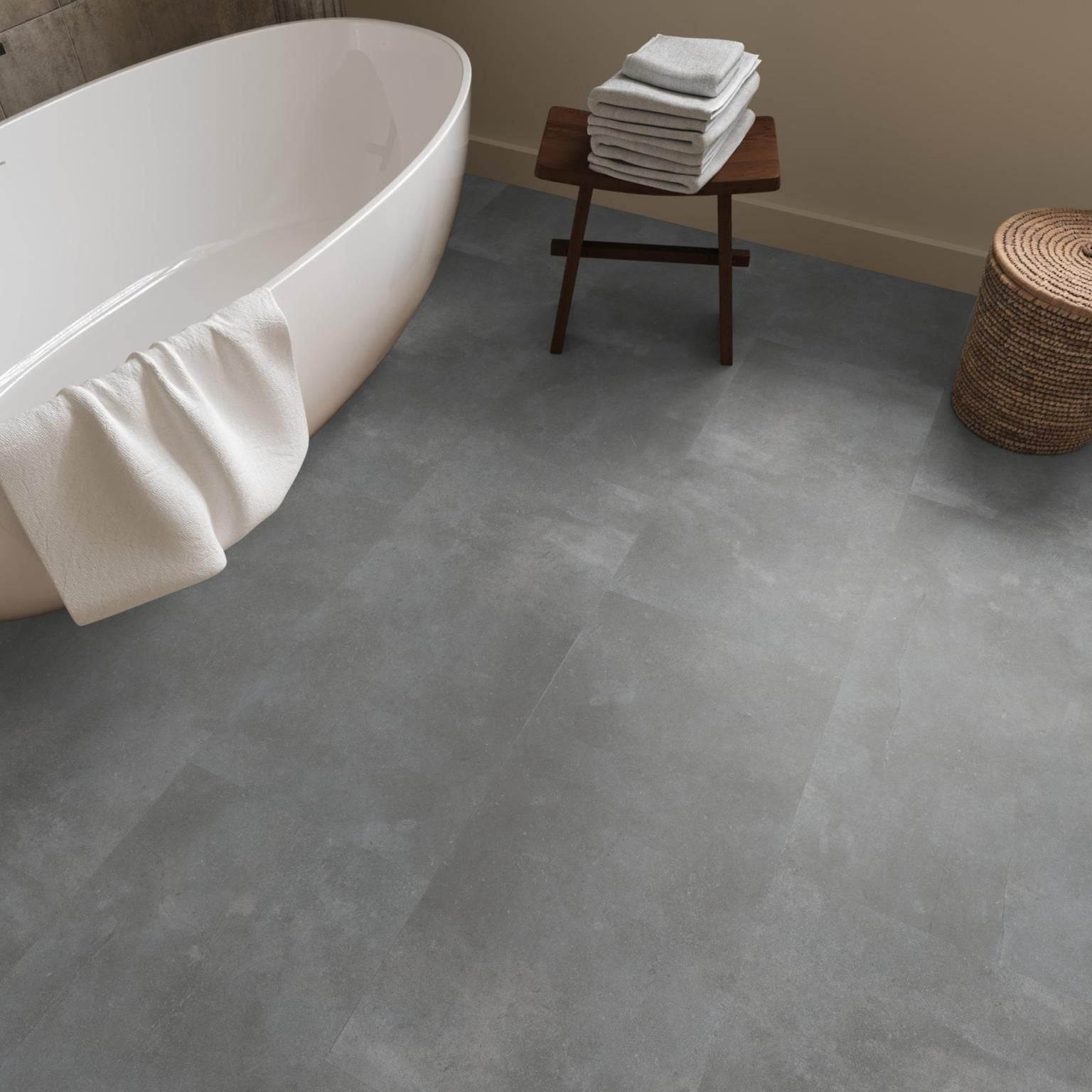 Ambiant Piazzo Dryback Grey - Plak PVC Vloer