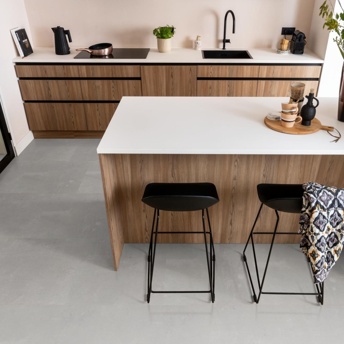 Ambiant Piero Click Light Grey - Klik PVC Vloer