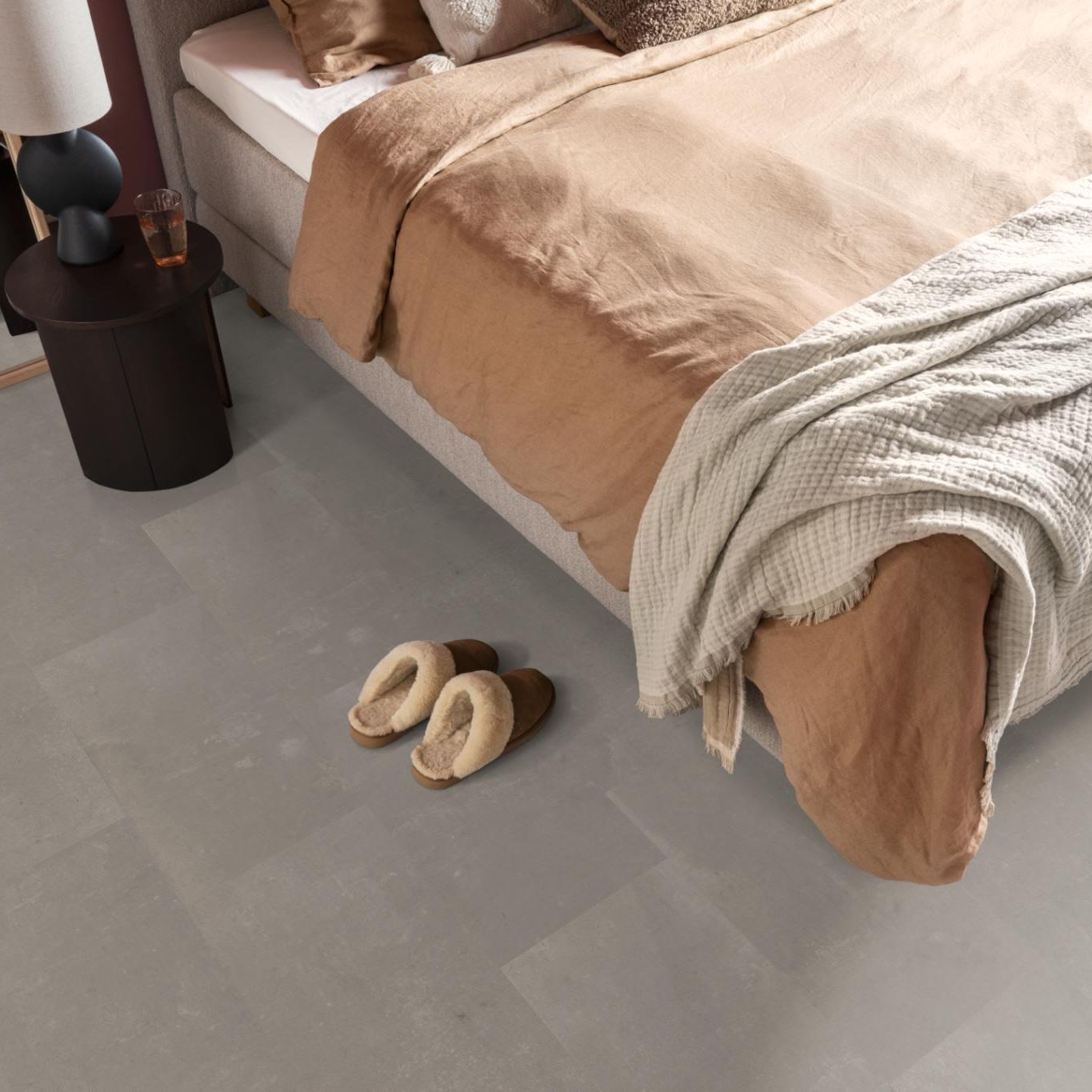 Ambiant Piero Dryback Taupe - Plak PVC Vloer
