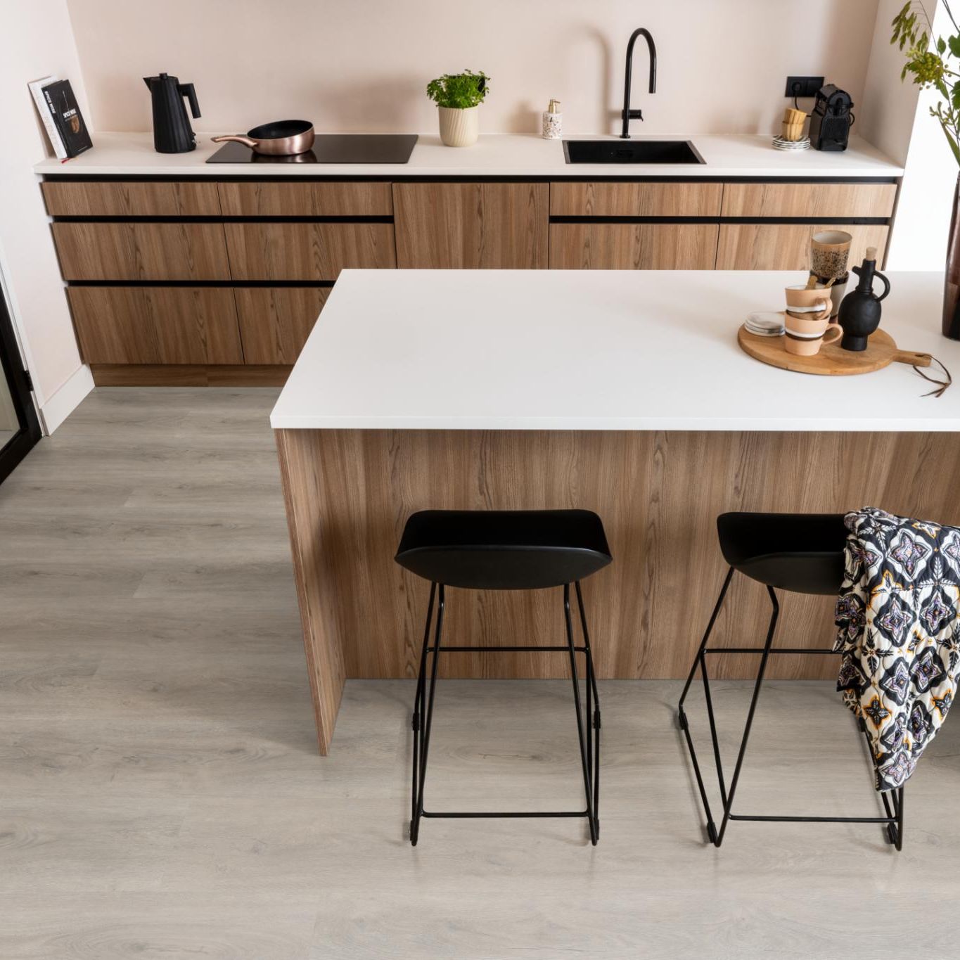 Ambiant Robusto Dryback Light Grey - Plak PVC Vloer