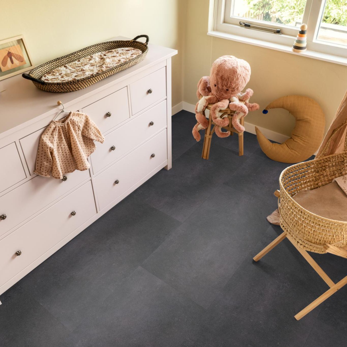 Ambiant Sarino Click Anthracite - Klik PVC Vloer