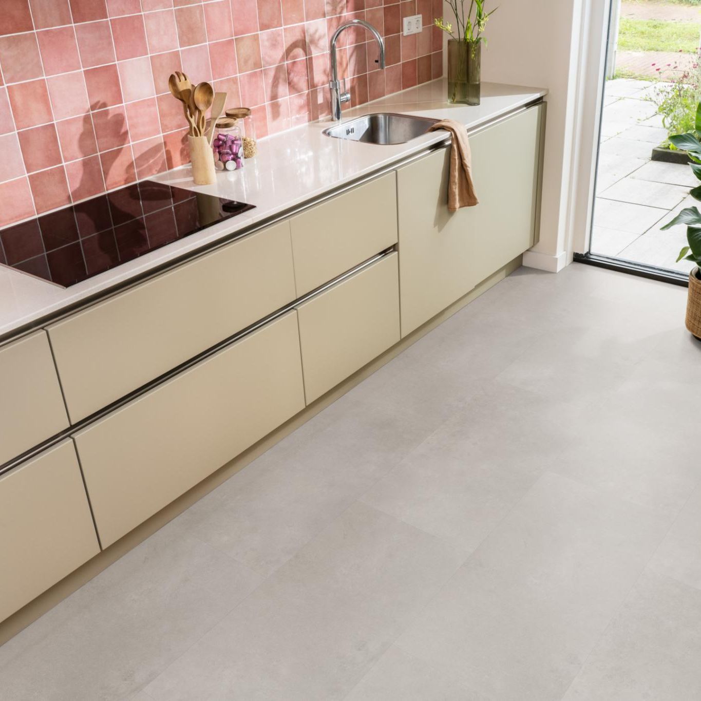 Ambiant Sarino Click Light Grey - Klik PVC Vloer