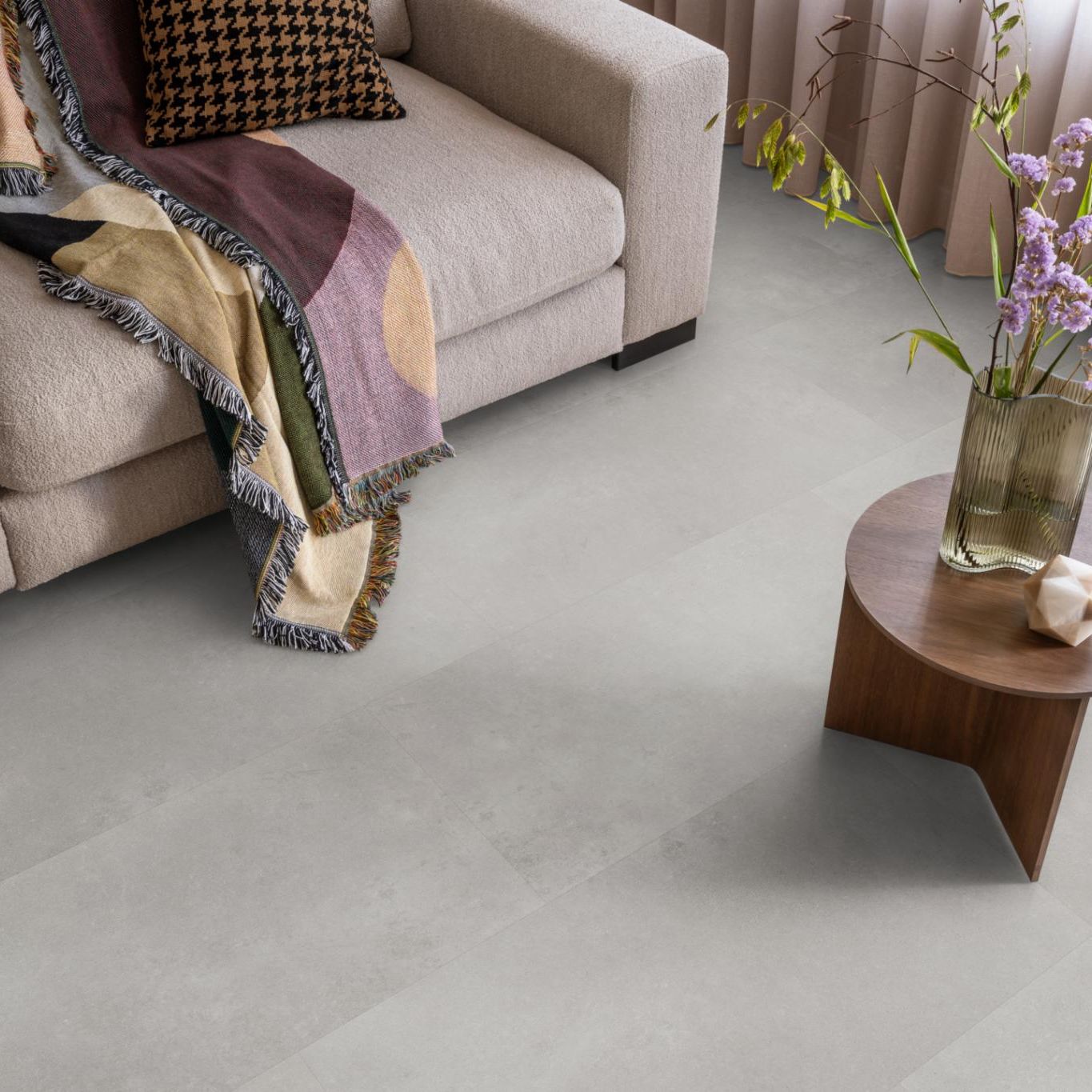 Ambiant Sarino Dryback Grey - Plak PVC Vloer