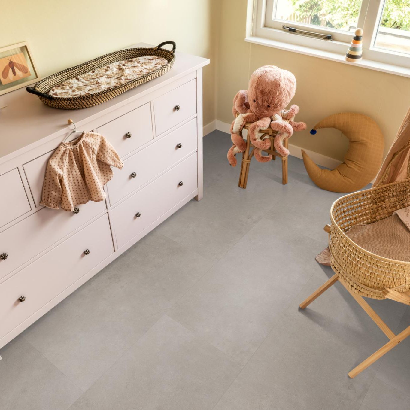 Ambiant Sarino Dryback Light Grey - Plak PVC Vloer