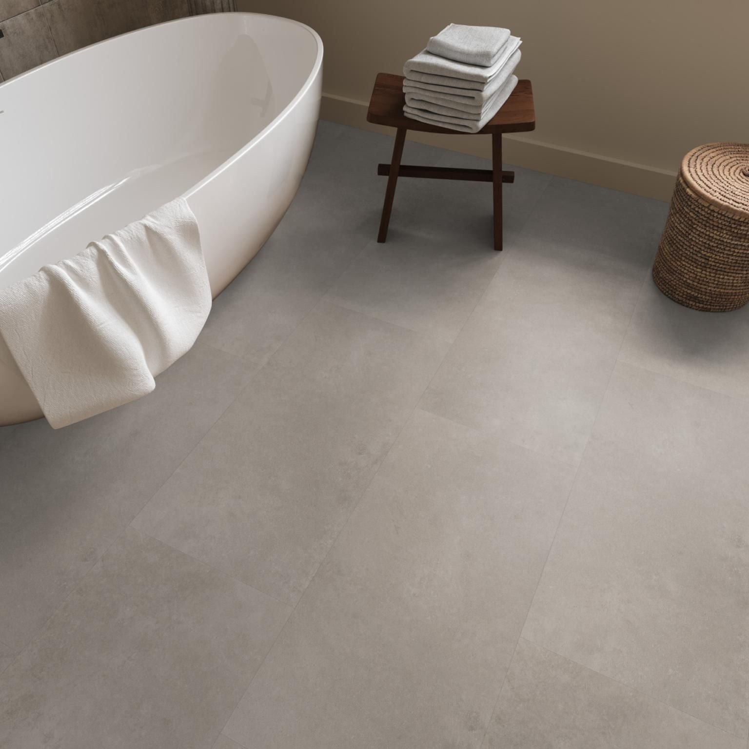 Ambiant Sarino Dryback Light Grey - Plak PVC Vloer