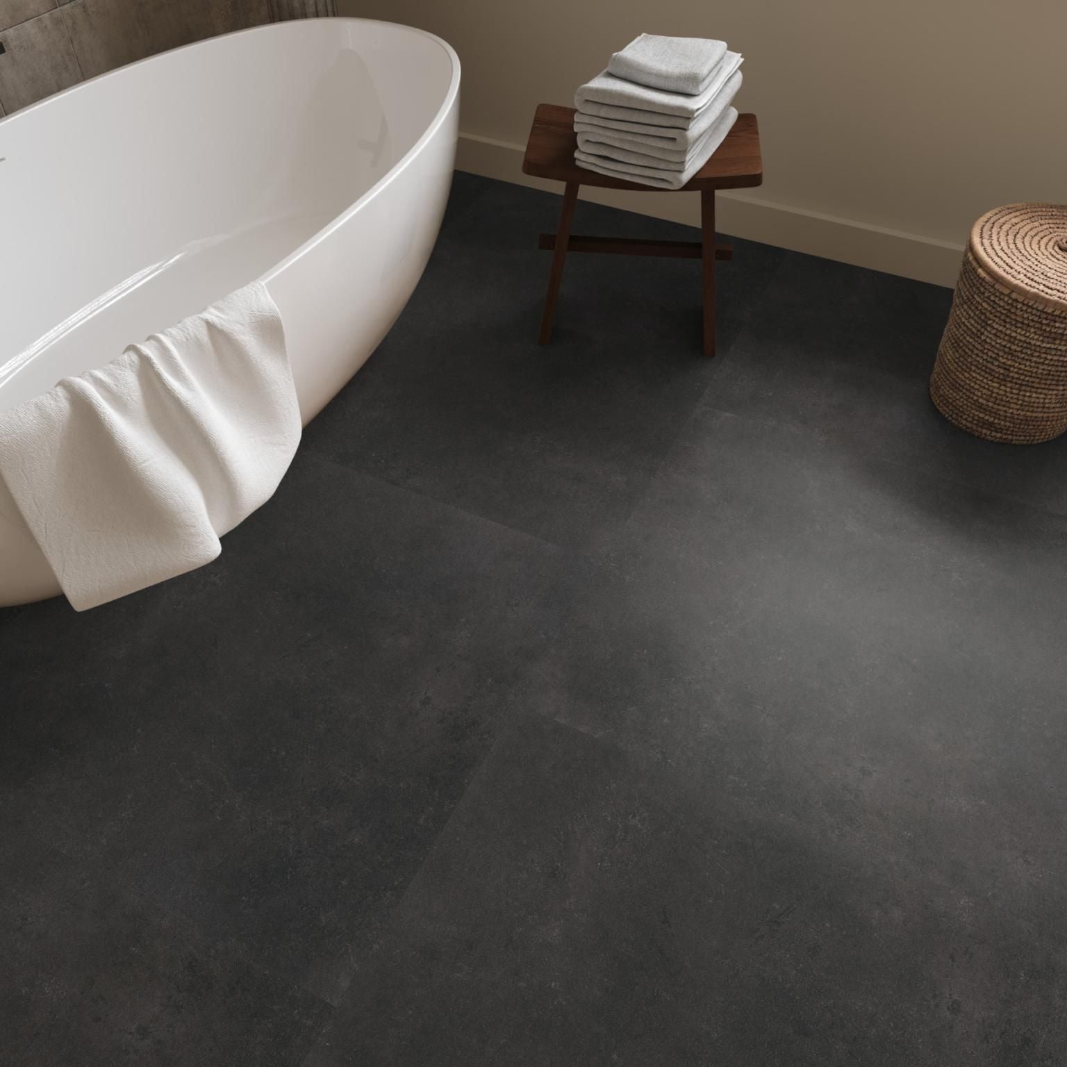 Ambiant Sarino XL Dryback Anthracite - Plak PVC Vloer