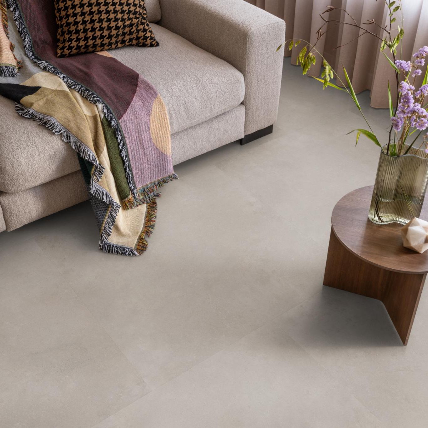 Ambiant Sarino XL Dryback Light Grey - Plak PVC Vloer