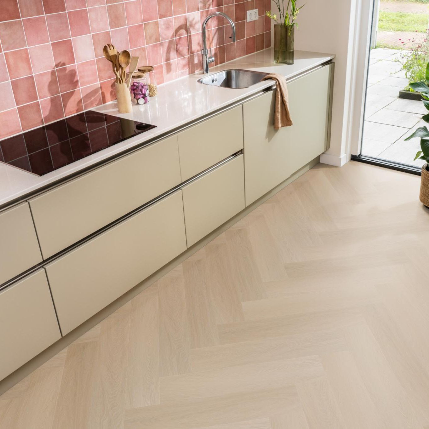 Ambiant Spigato Estino Visgraat Click Natural Oak - Klik PVC Vloer