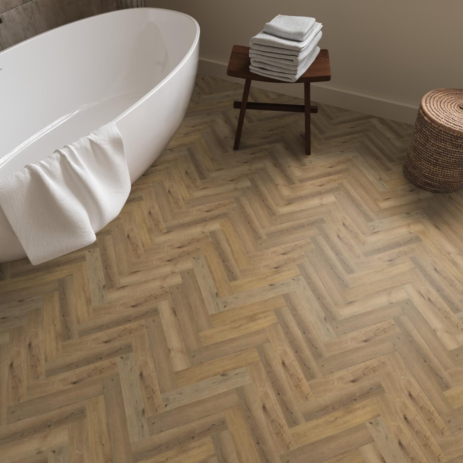 Ambiant Spigato Visgraat Click Dark Oak - Klik PVC Vloer