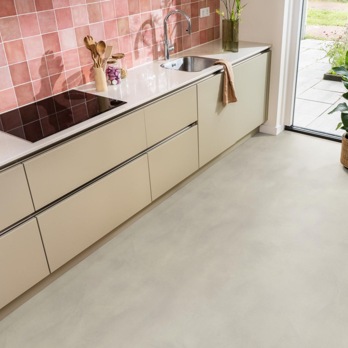 Ambiant Supreme 40 Beton Cire 5960 Grijs - Vinyl