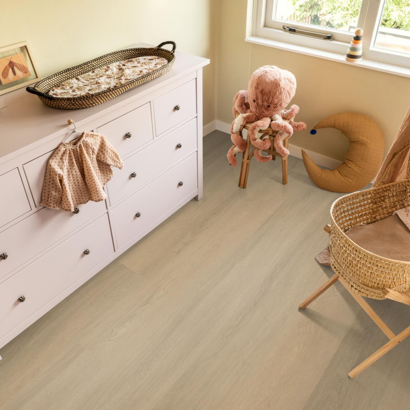 Ambiant Viranto Dryback Warm Beige - Plak PVC Vloer