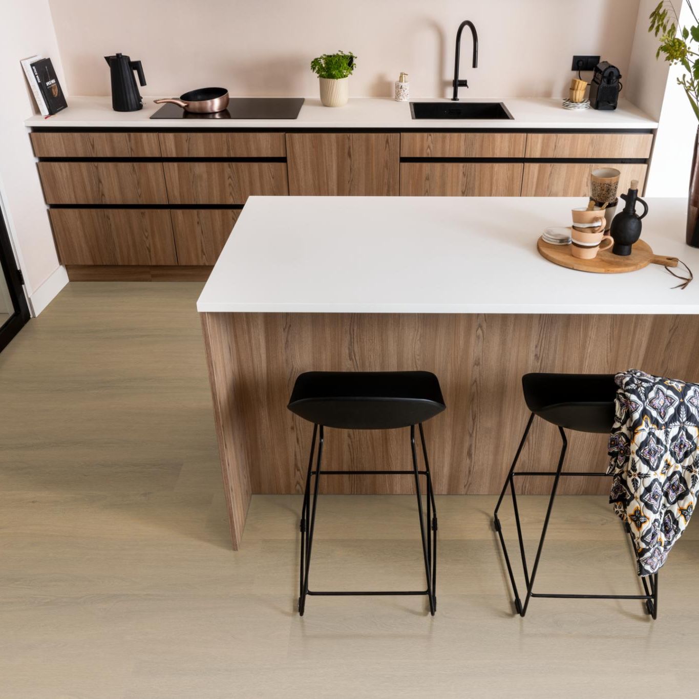 Ambiant Viranto Dryback Warm Natural - Plak PVC Vloer