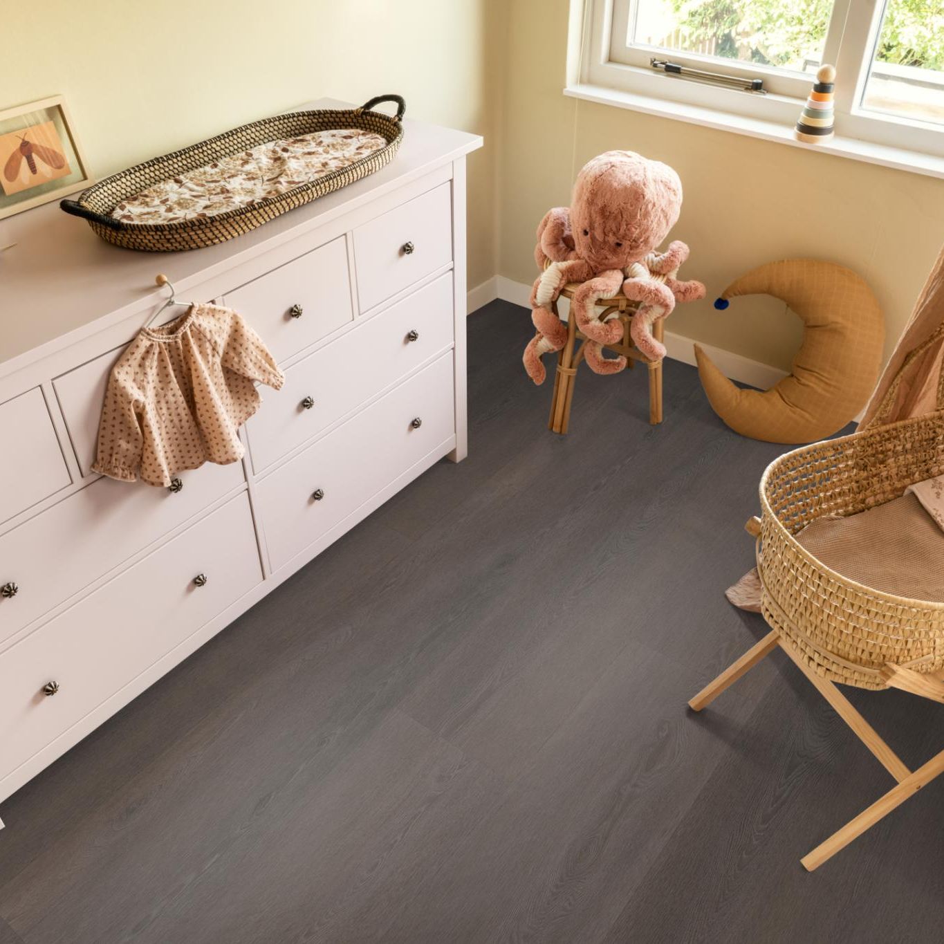 Ambiant Wide Board Click Charcoal - Klik PVC Vloer