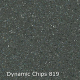 Interfloor Dynamic Chips 819 - Vinyl - Black Tex Backing