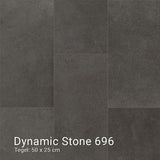 Interfloor Dynamic Stone 696 - Vinyl - Black Tex Back