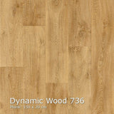 Interfloor Dynamic Wood 736 - Vinyl - Black Tex Back