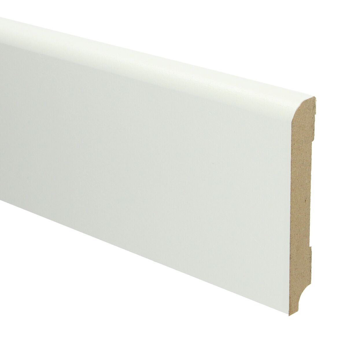 MDF Koloniale Plint 120x18 RAL 9010 Zuiver Wit 16014