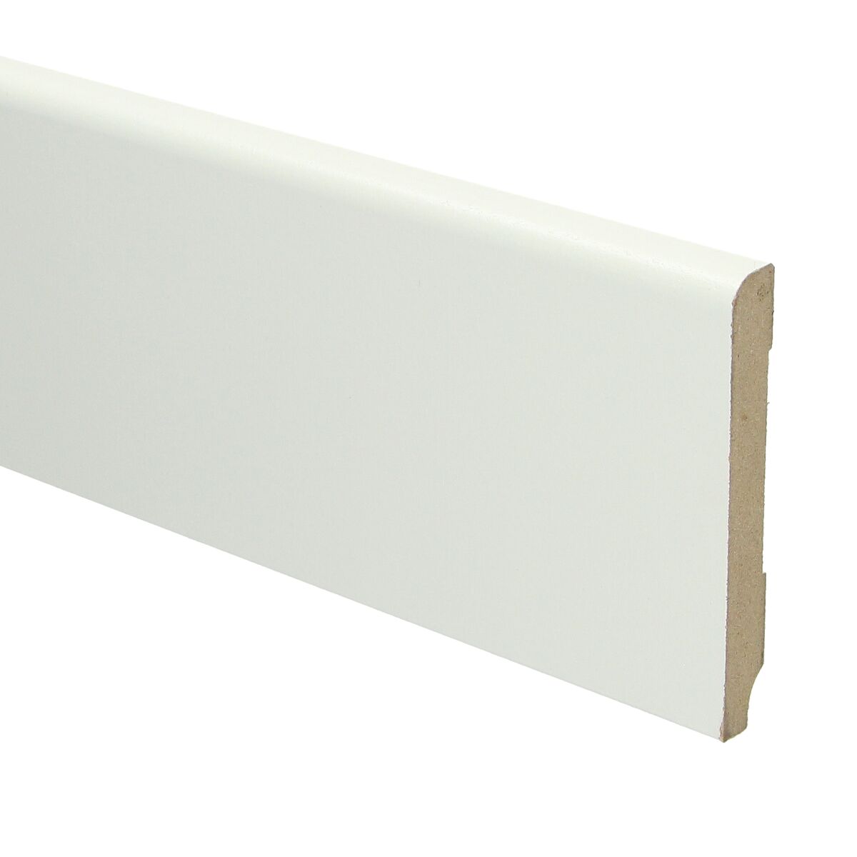 MDF Koloniale Plint 90x12 RAL 9010 Zuiver Wit 16010