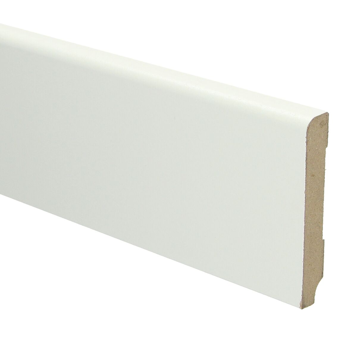 MDF Koloniale Plint 90x15 RAL 9010 Zuiver Wit 16003