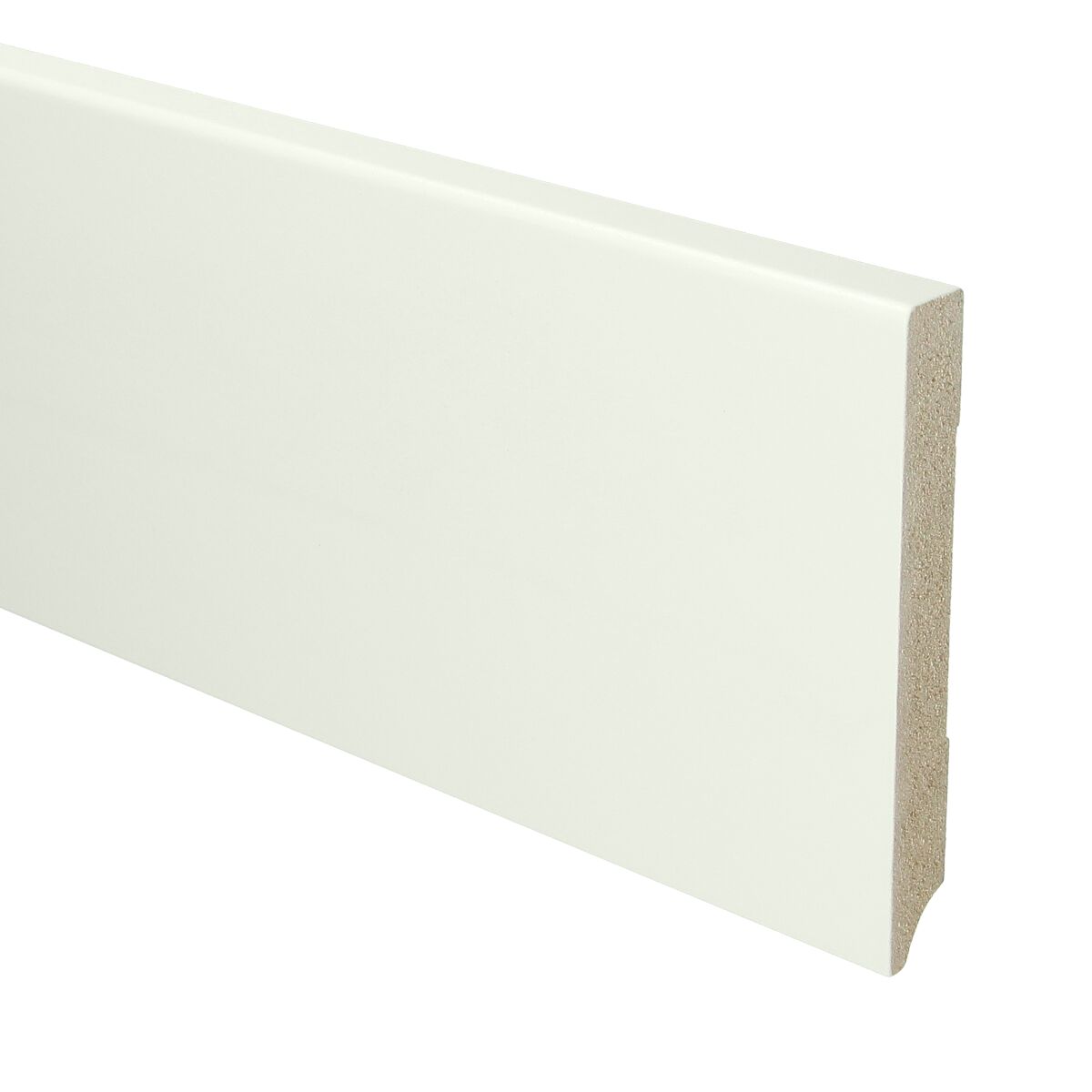 MDF Moderne Plint 120x15 RAL 9016 Verkeerswit 15953