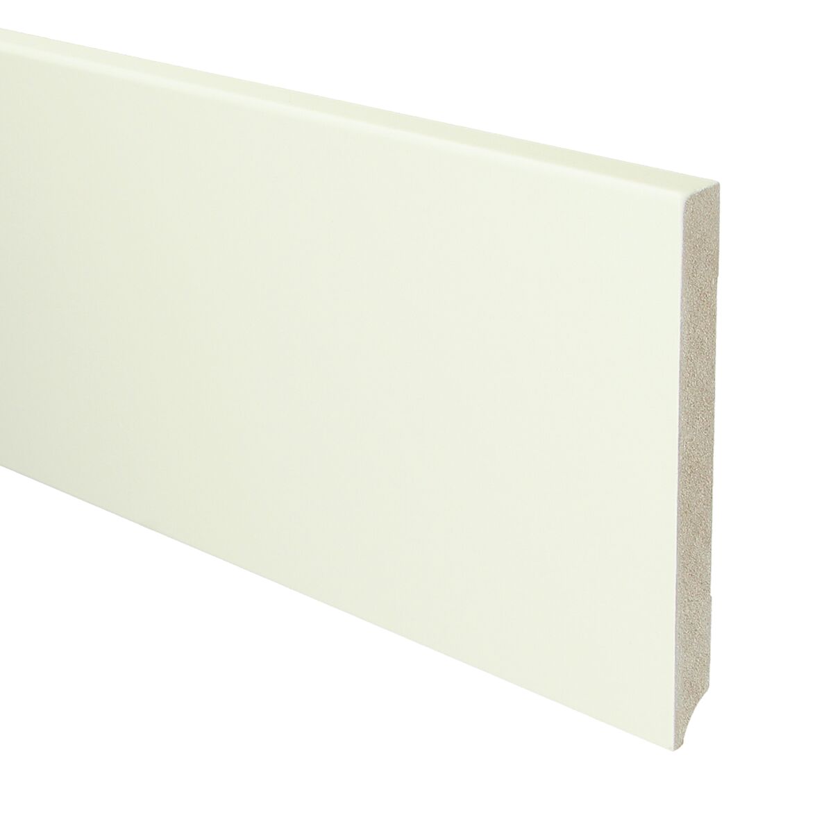 MDF Moderne Plint 150x15 RAL 9010 Zuiver Wit 16038