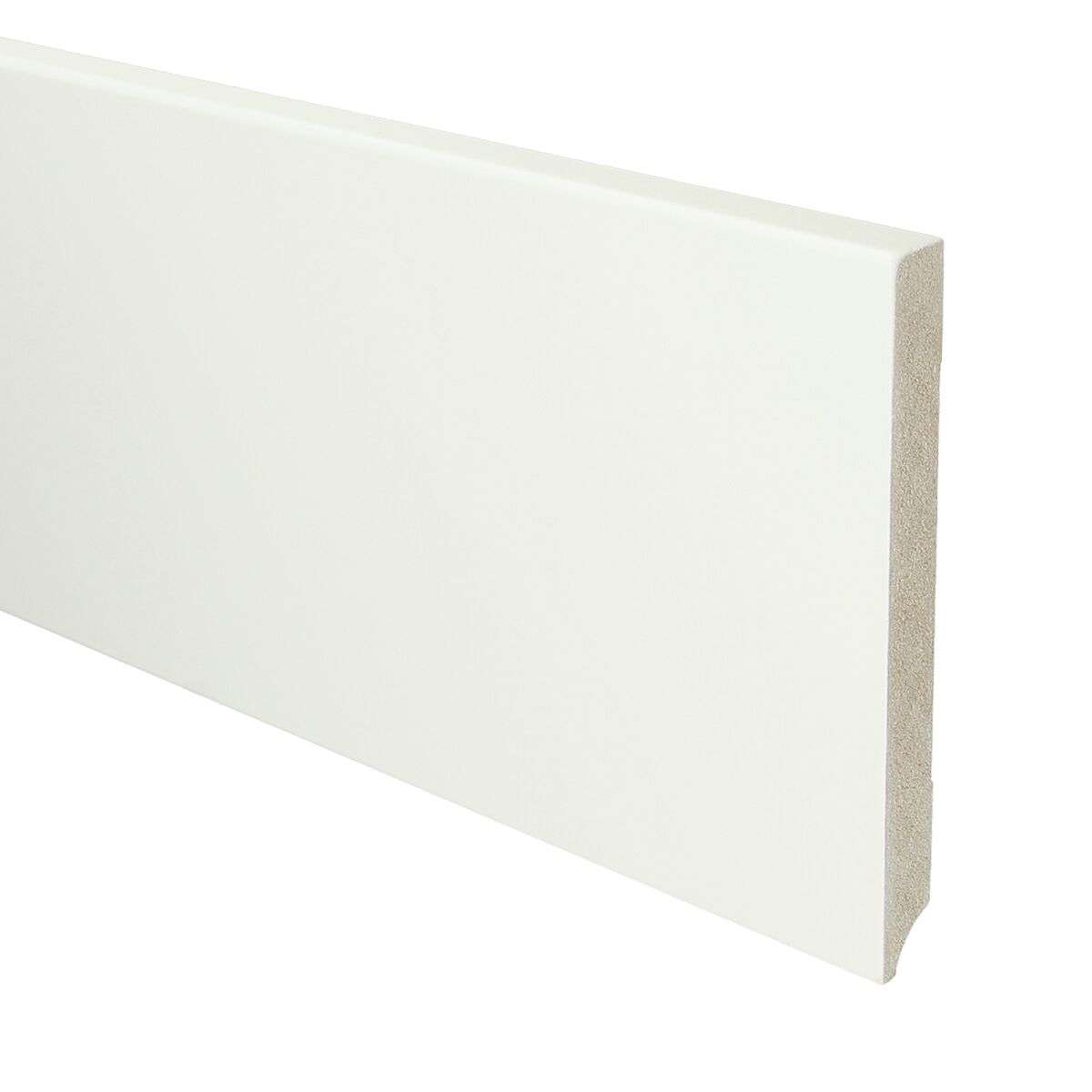 MDF Moderne Plint 150x15 RAL 9016 Verkeerswit 15961