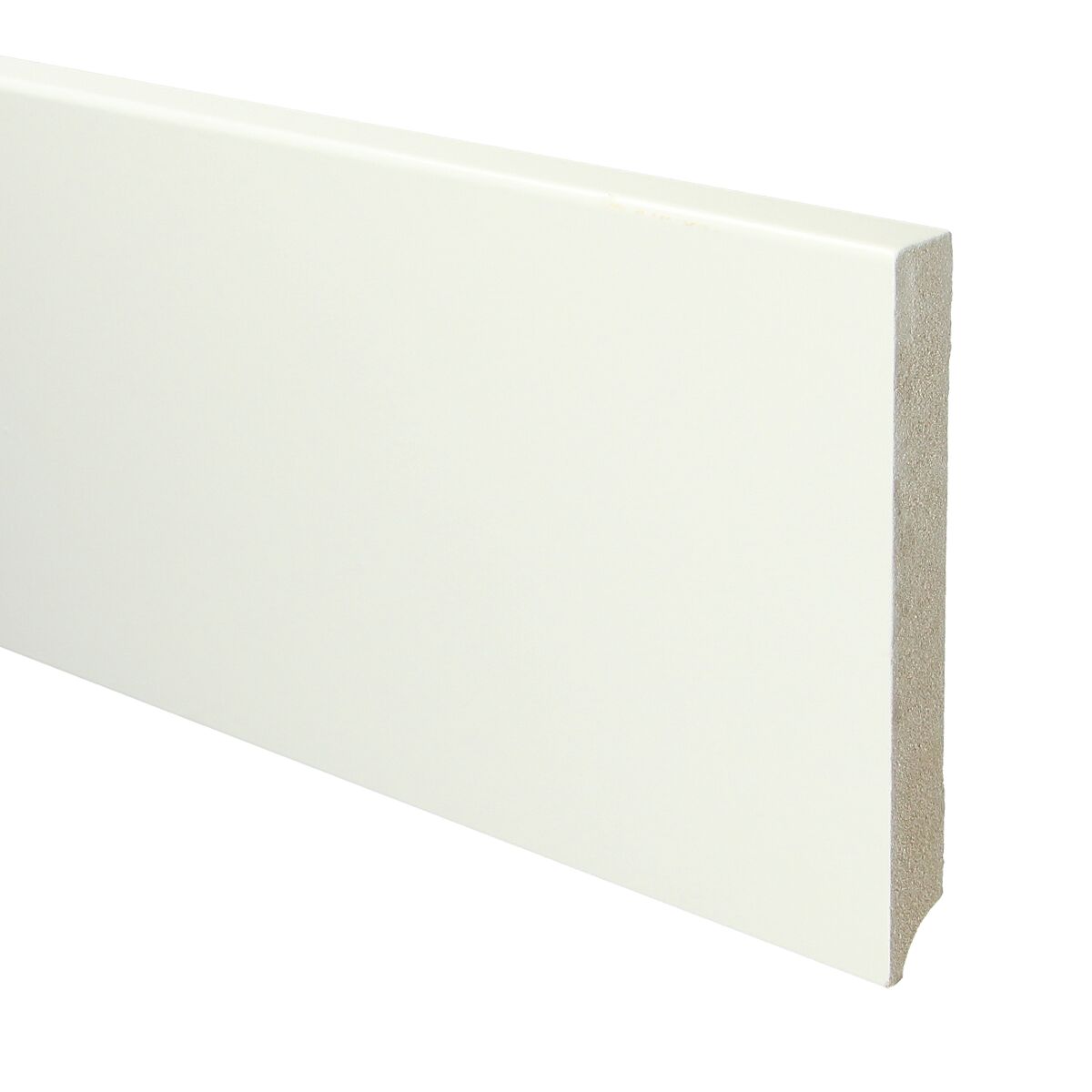 MDF Moderne Plint 150x18 RAL 9016 Verkeerswit 15965