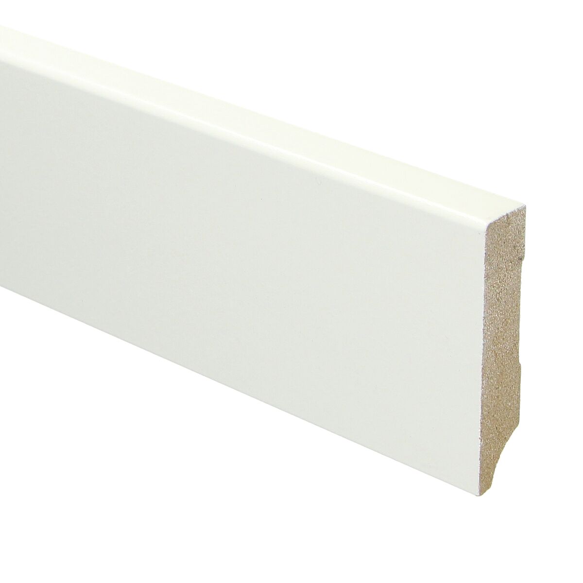 MDF Moderne Plint 70x15 RAL 9016 Verkeerswit 15951