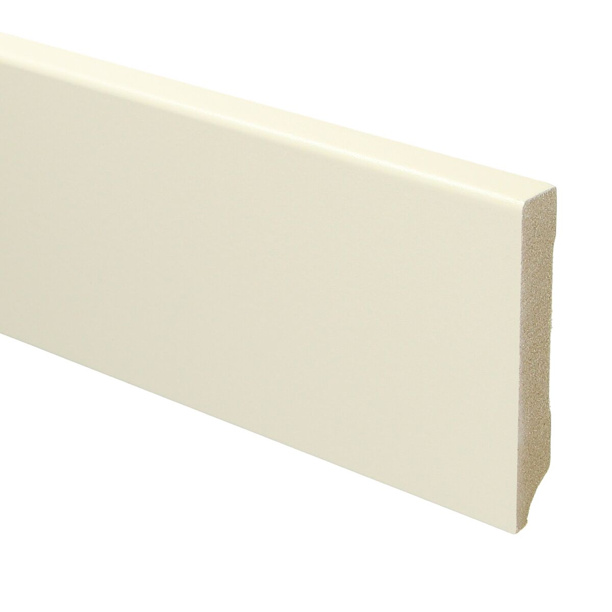 MDF Moderne Plint 90x15 RAL 9001 Cremewit 15928