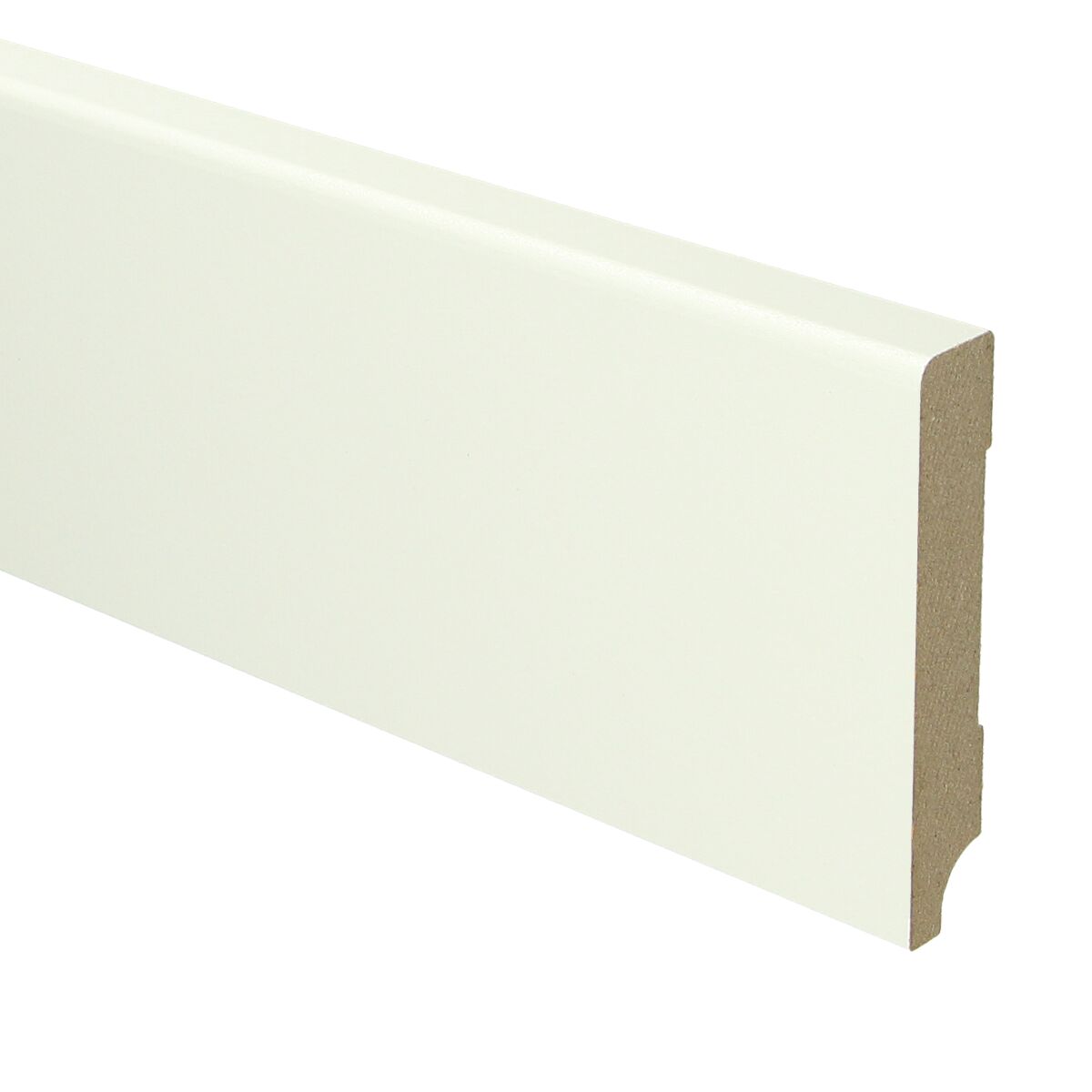 MDF Moderne Plint 90x15 RAL 9010 Zuiver Wit 16032