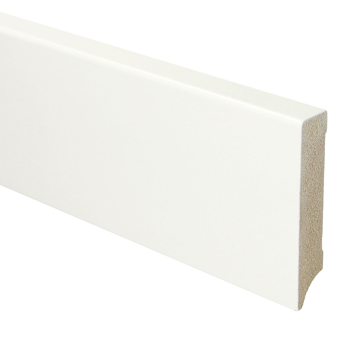 MDF Moderne Plint 90x18 RAL 9016 Verkeerswit 15963