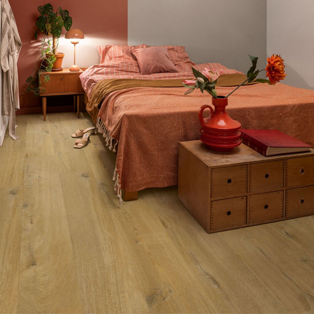 Quick-Step Bloom AVMPU40203 Katoen Diep Naturelle Eik - Klik PVC Vloer