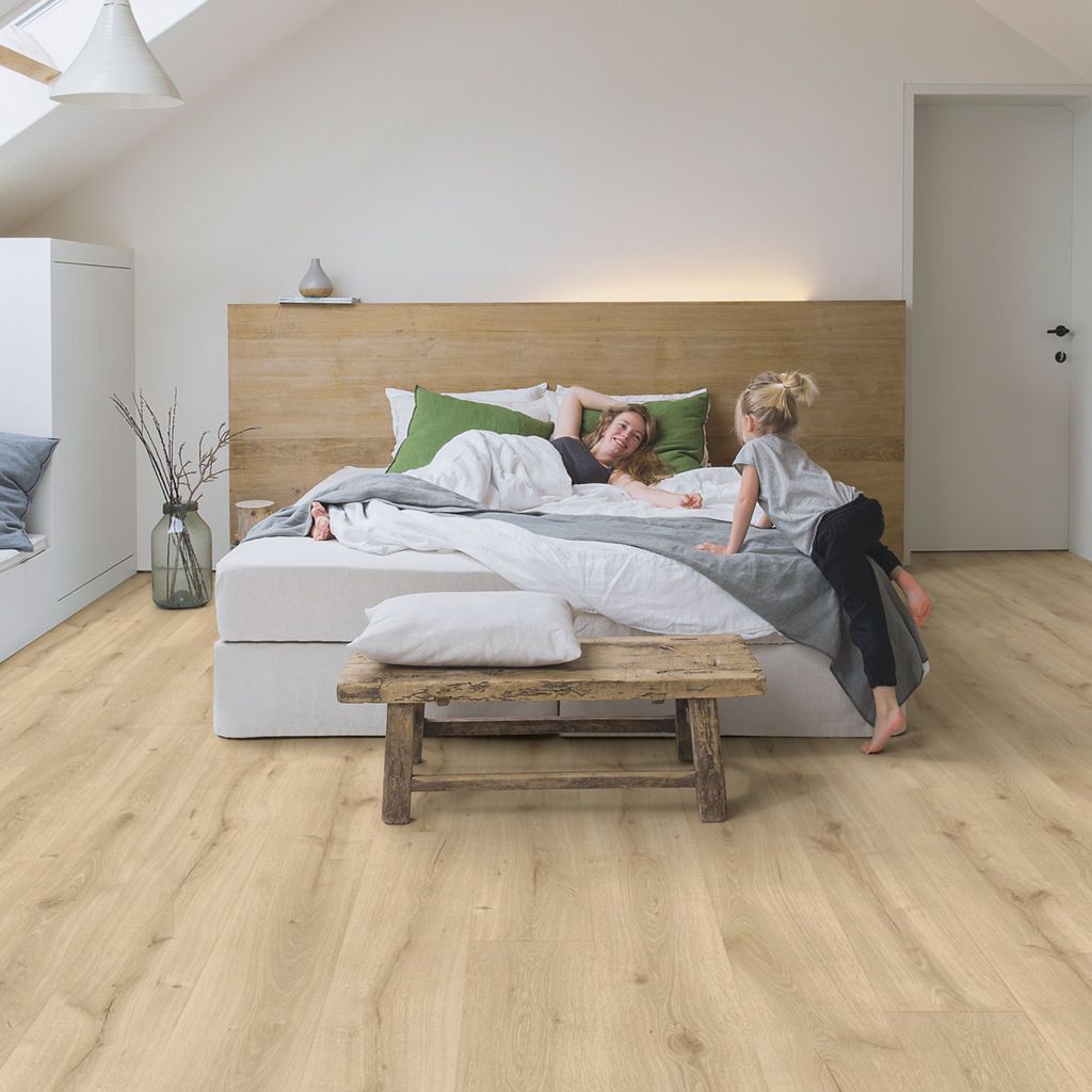 Quick-Step Majestic MJ3550 Woestijn Eik Licht Natuur - Laminaatvloer