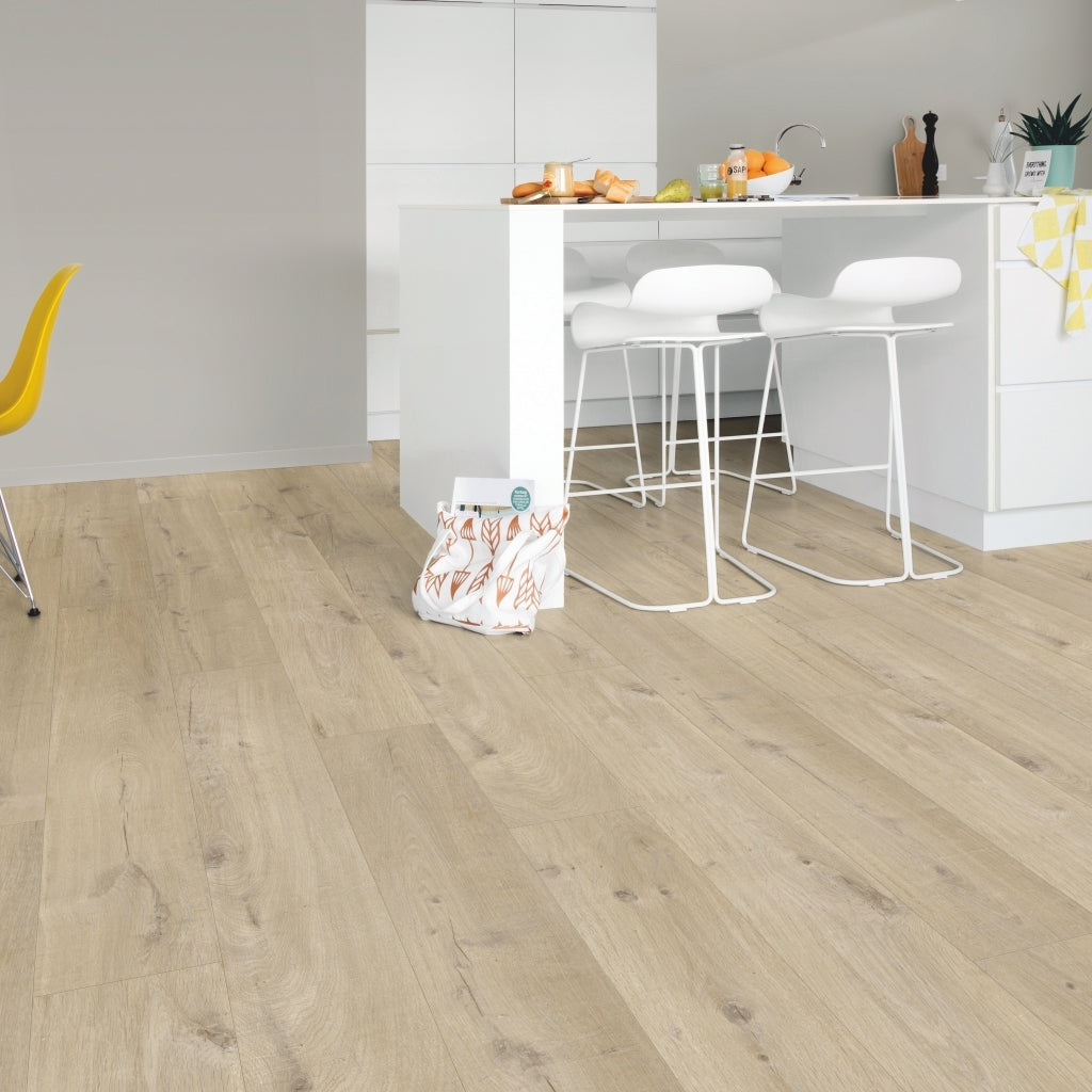 Quick-Step Livyn Pulse Click PUCL40103 Katoen Eik Beige - Klik PVC Vloer